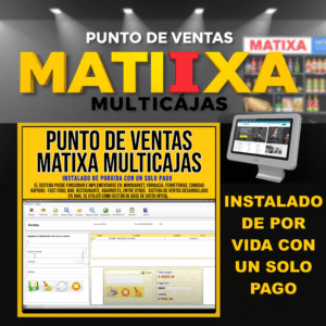 PUNTO DE VENTAS MATIXA MULTICAJAS O MULTITIENDA